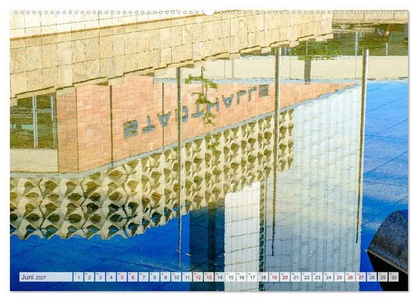 Produktbild: Ein Blick auf Chemnitz in Farbe (Wandkalender 2027 DIN A2 quer), CALVENDO Monatskalender
