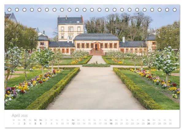 Produktbild: Darmstadt &ndash; G&auml;rten, Kunst, Architektur (Tischkalender 2026 DIN A5 quer), CALVENDO Monatskalender