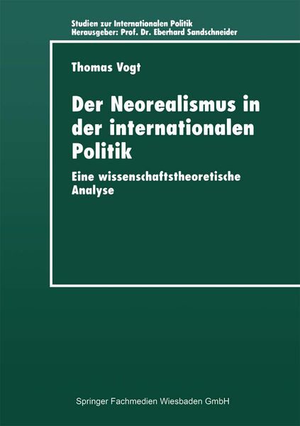 Produktbild: Der Neorealismus in der internationalen Politik