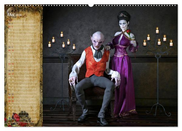 Produktbild: Vampire - Kinder der Nacht (Wandkalender 2026 DIN A2 quer), CALVENDO Monatskalender