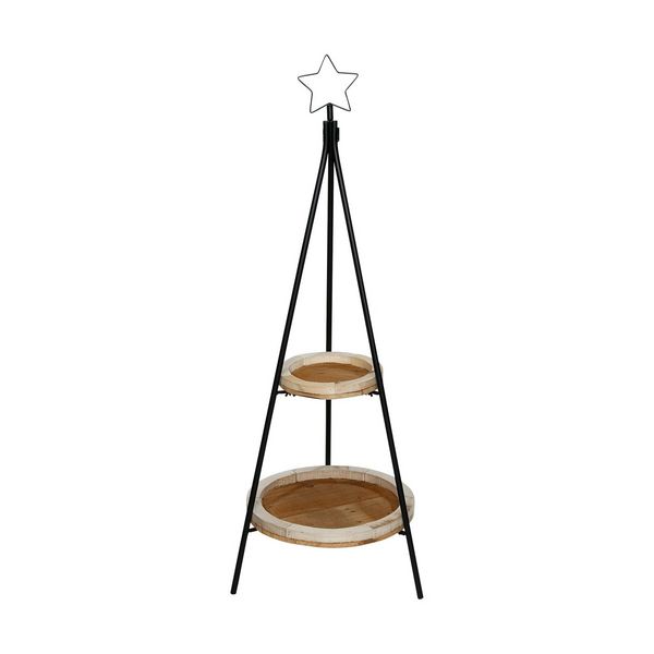 Produktbild: Displaybaum 2 Ebenen 117cm aus Metall