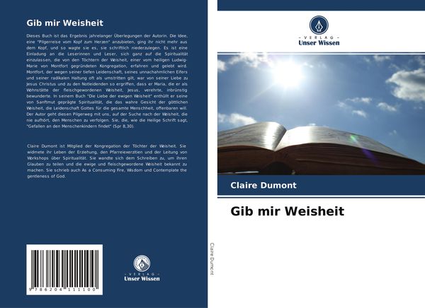 Gib mir Weisheit, Taschenbuch von Claire Dumont, Verlag Unser Wissen, 9786204111100