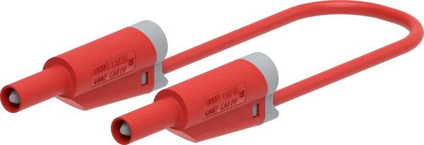 Produktbild: Electro PJP 2712-IEC-CD1-50R Messleitung Bananenstecker 50cm Rot 1St.