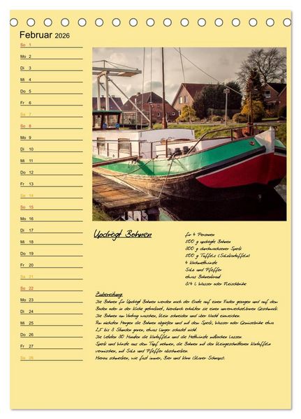 Produktbild: Ostfriesland - Appetit auf mehr / Geburtstagskalender (Tischkalender 2026 DIN A5 hoch), CALVENDO Monatskalender