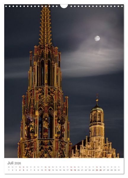 Produktbild: N&uuml;rnberg (Wandkalender 2026 DIN A3 hoch), CALVENDO Monatskalender
