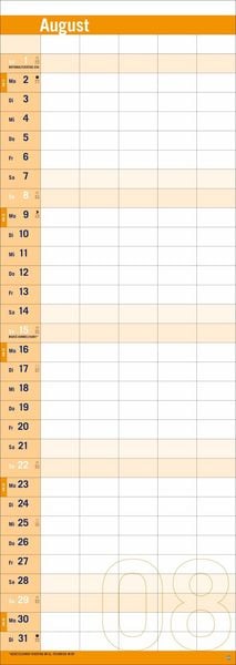 Produktbild: Allround-Familienplaner Vertical Kalender 2027