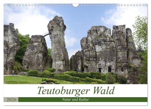 Produktbild: Teutoburger Wald - Natur und Kultur (Wandkalender 2026 DIN A3 quer), CALVENDO Monatskalender