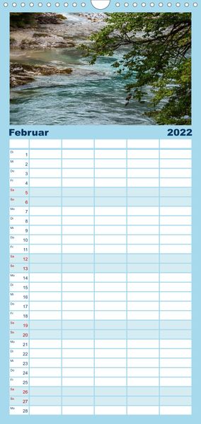 Produktbild: Familienplaner Boarisch g'schaut - Vom Haarsee bis zum Isarwinkel (Wandkalender 2022 , 21 cm x 45 cm, hoch)