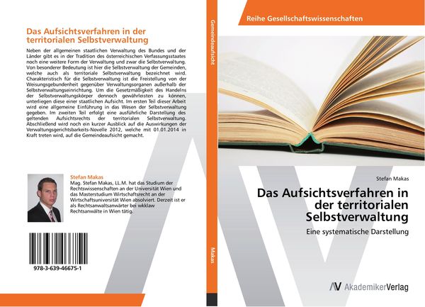 Produktbild: Das Aufsichtsverfahren in der territorialen Selbstverwaltung