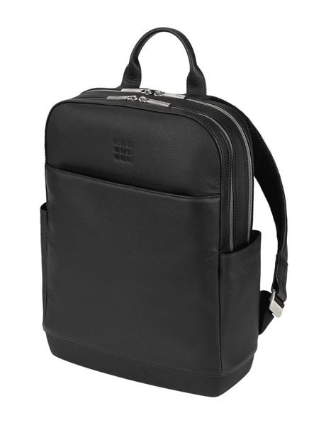 Produktbild: Moleskine klassischer Pro Lederrucksack Schwarz