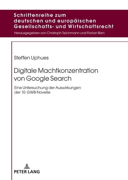 Produktbild: Digitale Machtkonzentration von Google Search