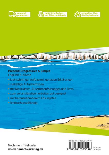Produktbild: Present: Progressive & Simple. Englisch 5. Klasse, A5-Heft
