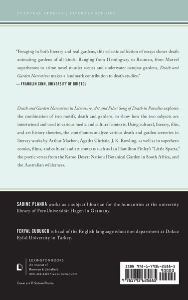 Produktbild: Death and Garden Narratives in Literature, Art, and Film