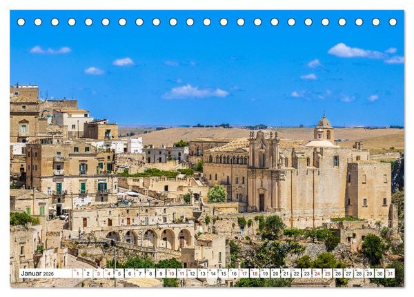 Produktbild: Matera - Die Stadt der Sassi (Tischkalender 2026 DIN A5 quer), CALVENDO Monatskalender