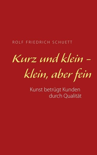 Produktbild: Kurz und klein - klein, aber fein