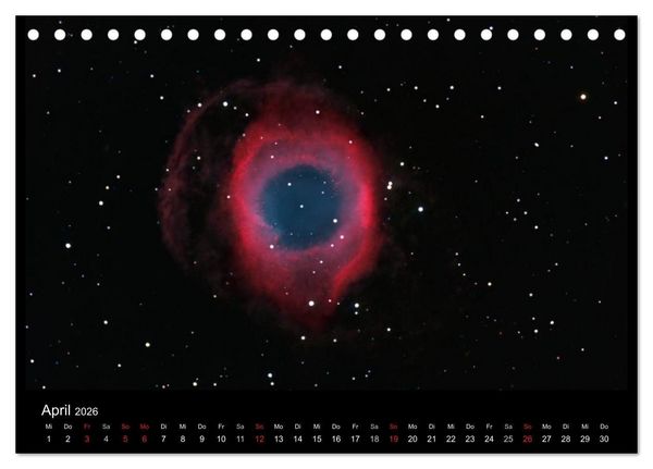 Produktbild: Die Galaxie im Garten (Tischkalender 2026 DIN A5 quer), CALVENDO Monatskalender