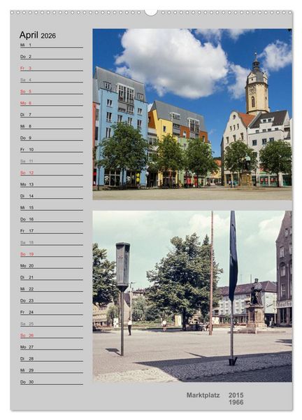 Produktbild: Jena im Wandel (Wandkalender 2026 DIN A2 hoch), CALVENDO Monatskalender