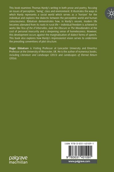 Produktbild: Perception, Class and Environment in the Works of Thomas Hardy