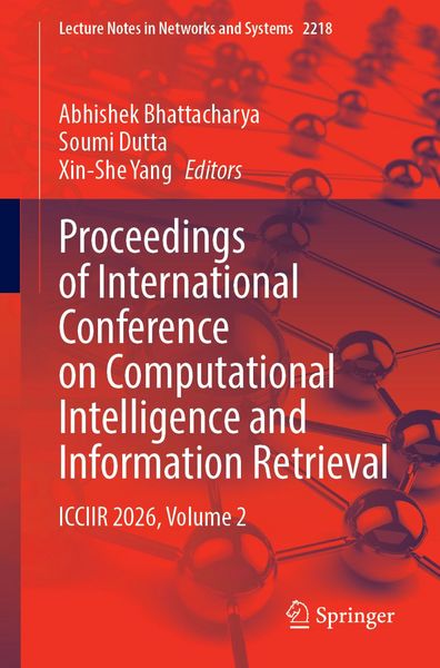 Produktbild: Proceedings of International Conference on Computational Intelligence and Information Retrieval