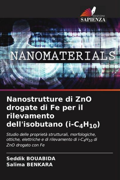 Produktbild: Nanostrutture di ZnO drogate di Fe per il rilevamento dell'isobutano (i-C4H10)