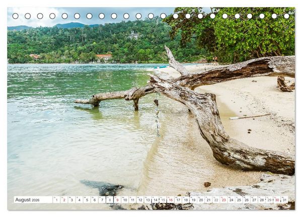 Produktbild: Thailand Koh Chang (Tischkalender 2026 DIN A5 quer), CALVENDO Monatskalender
