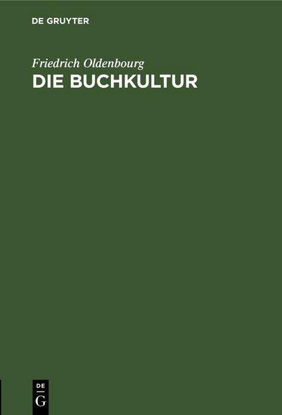 Produktbild: Die Buchkultur
