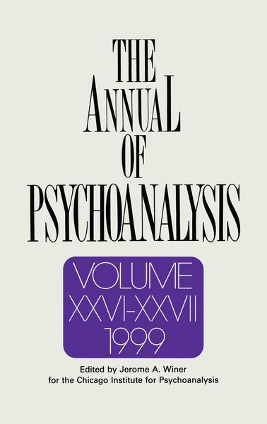 Produktbild: The Annual of Psychoanalysis, V. 26/27