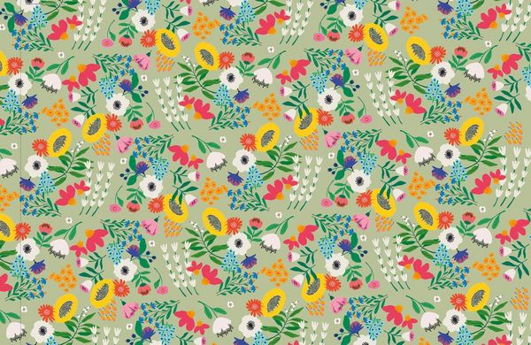 Produktbild: Mit Liebe verpackt &ndash; 10 Geschenkpapierbogen im Blumen-Design