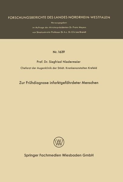 Produktbild: Zur Fr&uuml;hdiagnose infarktgef&auml;hrdeter Menschen