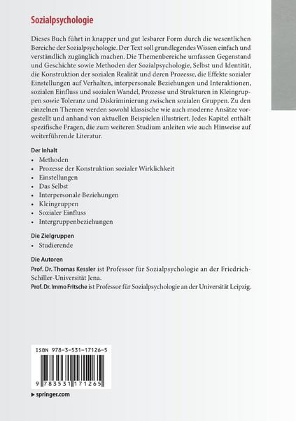 Produktbild: Sozialpsychologie