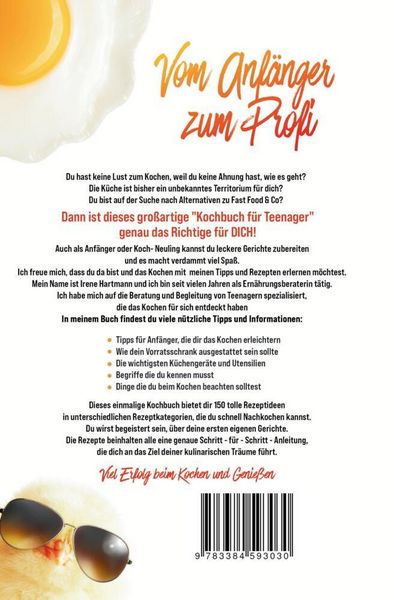 Produktbild: Das gro&szlig;e Teenager Kochbuch - inkl. Ern&auml;hrungsratgeber und 150 leckere und schmackhafte Rezepte f&uuml;r junge K&ouml;che!