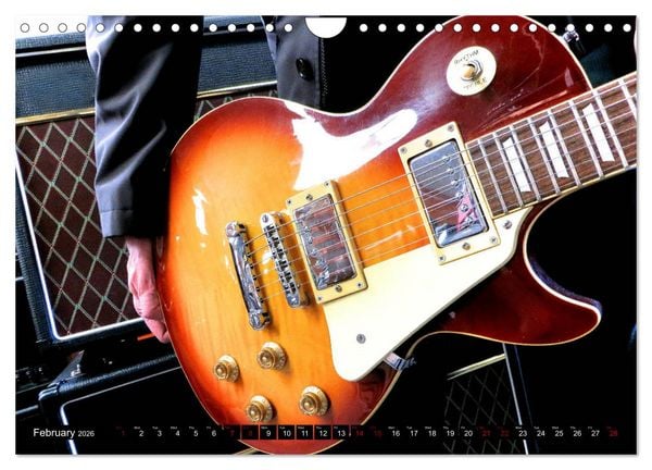 Produktbild: Guitars and Amps - Let's Rock (Wall Calendar 2026 DIN A4 landscape), CALVENDO 12 Month Wall Calendar