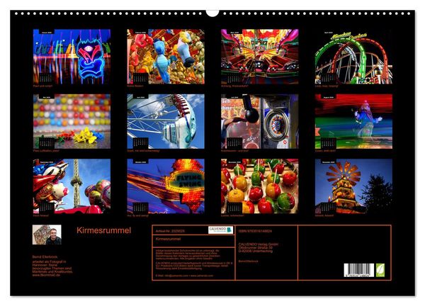 Produktbild: Kirmesrummel (Wandkalender 2026 DIN A2 quer), CALVENDO Monatskalender