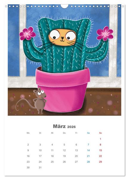 Produktbild: LEOPOLD DER DRITTE - Ein Kater mit ganz viel Charme (Wandkalender 2026 DIN A3 hoch), CALVENDO Monatskalender