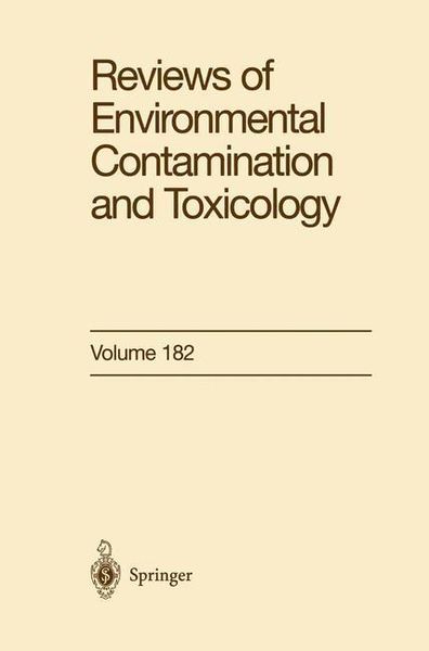 Produktbild: Reviews of Environmental Contamination and Toxicology