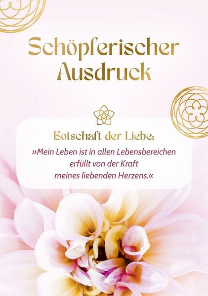 Produktbild: Blume der Liebe - 40 inspirierende Impulse f&uuml;r gelebte Liebe