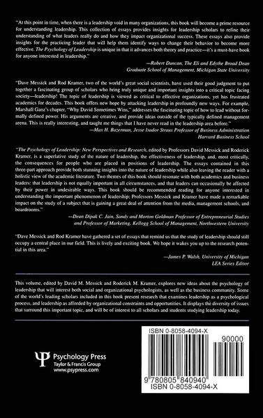 Produktbild: The Psychology of Leadership