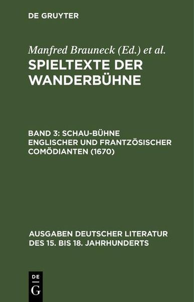 Produktbild: Schau-B&uuml;hne englischer und frantz&ouml;sischer Com&ouml;dianten (1670)