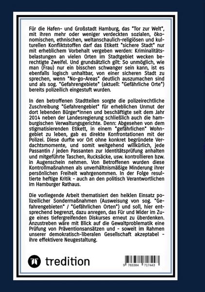 Produktbild: Polizeilich ausgewiesene Gefahrengebiete bzw. Gef&auml;hrliche Orte -