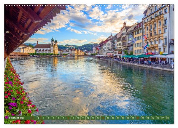 Produktbild: Gr&uuml;ezi aus der Schweiz (Wandkalender 2026 DIN A2 quer), CALVENDO Monatskalender