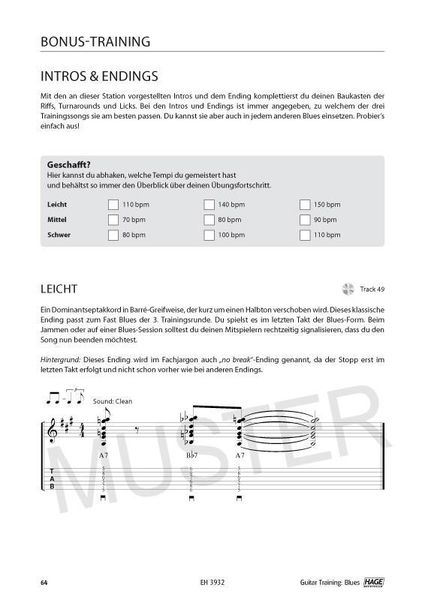 Guitar Training Blues + CD + DVD