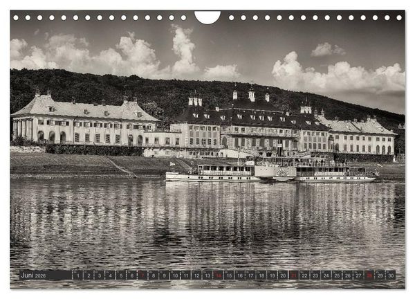 Produktbild: Schaufelraddampfer der S&auml;chsischen Dampfschiffahrt (Wandkalender 2026 DIN A4 quer), CALVENDO Monatskalender