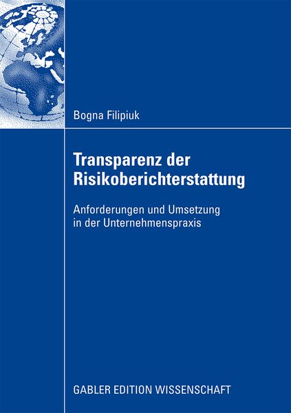 Produktbild: Transparenz der Risikoberichterstattung