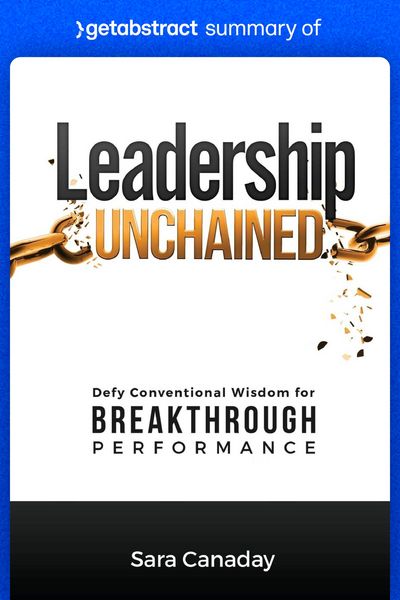 Produktbild: Summary of Leadership Unchained by Sara Canaday