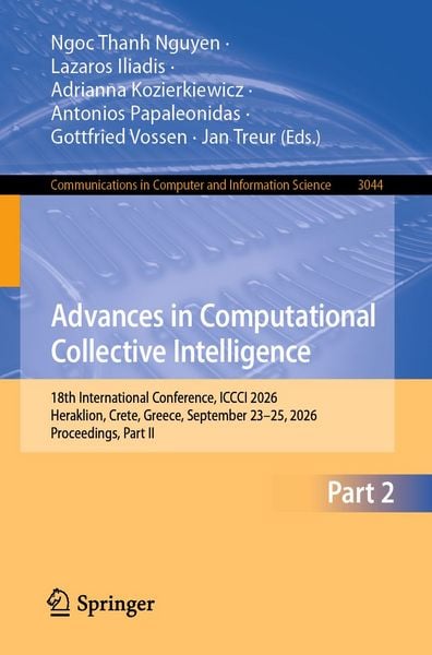 Produktbild: Advances in Computational Collective Intelligence