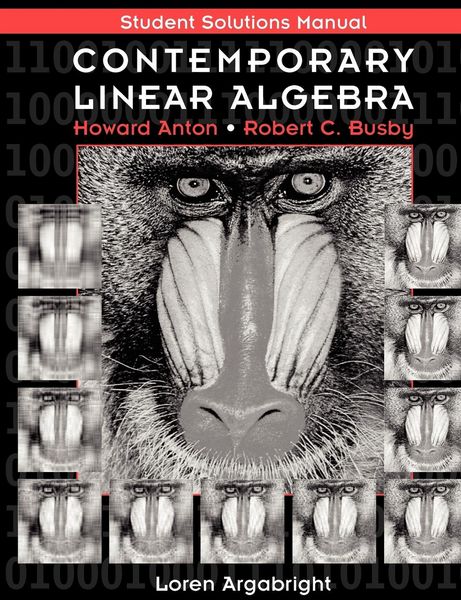 Produktbild: Contemporary Linear Algebra, Student Solutions Manual