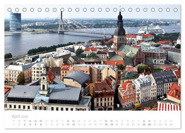 Produktbild: Hafenst&auml;dte der Ostsee (Tischkalender 2026 DIN A5 quer), CALVENDO Monatskalender