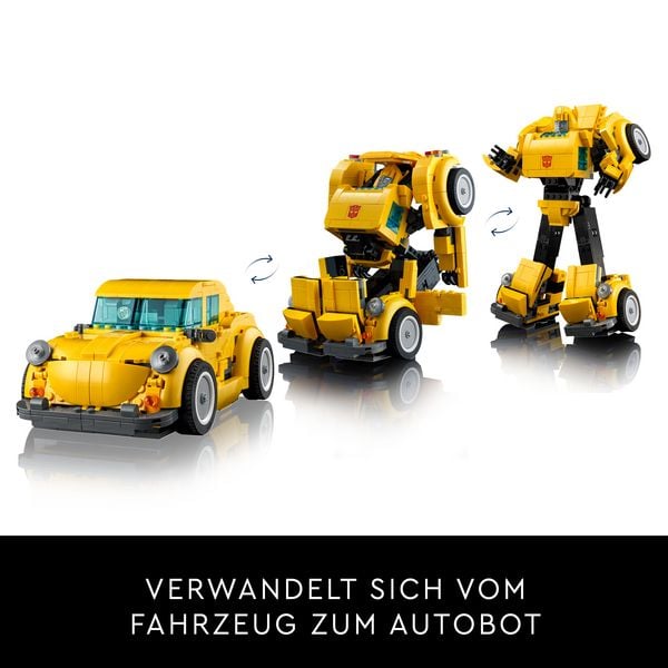 Produktbild: LEGO Icons Transformers Bumblebee, Roboter-Set f&uuml;r Erwachsene 10338