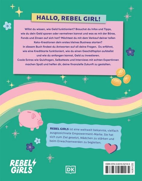 Produktbild: Rebel Girls - das Original. Growing up powerful: Alles &uuml;ber Geld