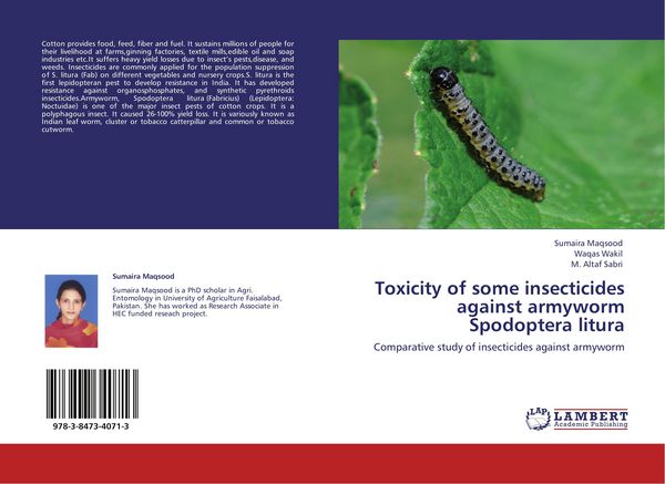 Produktbild: Toxicity of some insecticides against armyworm Spodoptera litura